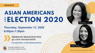 Webinar: Asian Americans and Election 2020