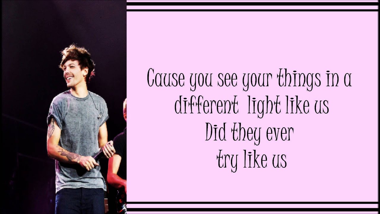 You And I One Direction Lyrics