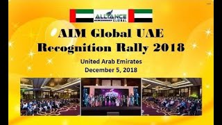 AIM Global UAE Recognition Rally 2018
