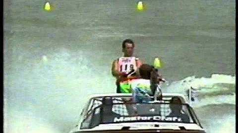 Pro Slalom Waterskiing Men's Finals - Charlotte, M...