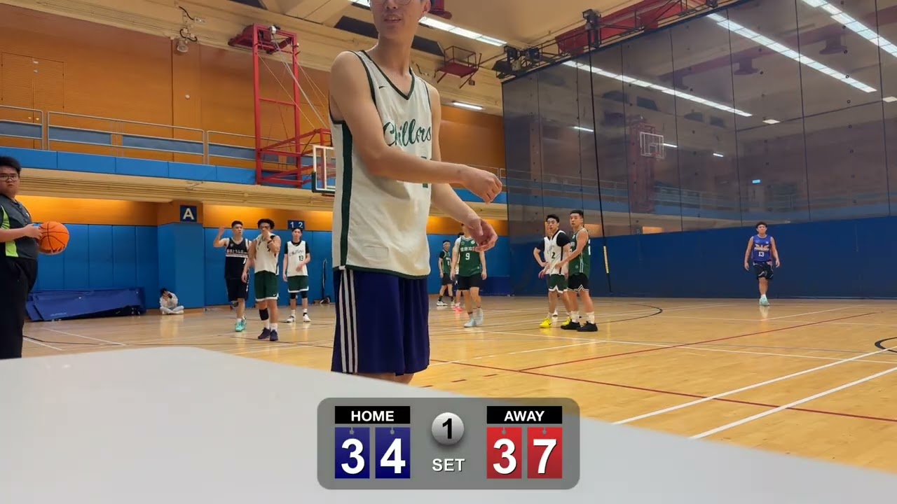 CHILLERS(白) vs 健康攻防 Q4（1/2）