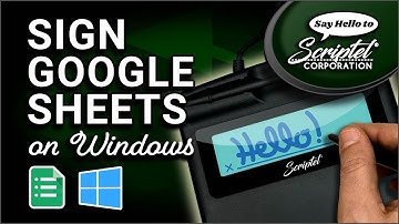 Installing ScripTouch Google Sheets Add on and Signing a Spreadsheet