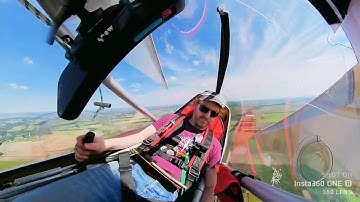 Low down in the lowlands with my Swift`Light microlift glider.