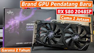Review GPU AISURIX RX 580 8GB 2048SP Test Gaming, Render, Suhu & Daya nya