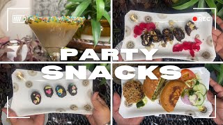 5 mins Easy & Quick Party Snacks Recipes|4 Must - Try Party Snacks Ideas recipe