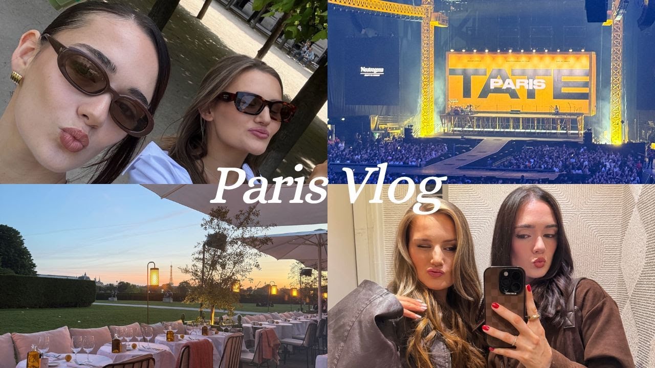 Paris Vlog | Tate McRae,  dinner at Loulou & unlimited amounts of pale rosé