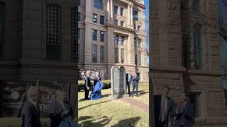 Ten Commandments monument unveiled at Tarrant County Courthouse