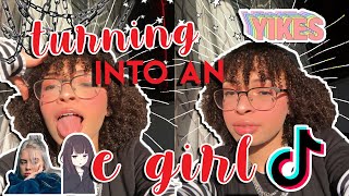 Turning Myself Into An E-Girl ... yikes | aliyah simone