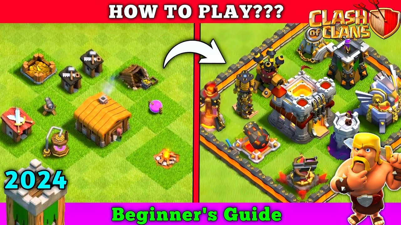 HOW TO PLAY CLASH OF CLANS IN 2024??? || CLASH OF CLANS KAISE KHELE IN HINDI