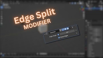 Clean Up Your Geometry With The EDGE SPLIT Modifier
