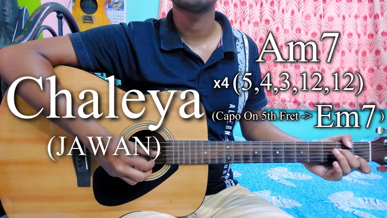 Chaleya | JAWAN | Arijit Singh & Shilpa Rao | Easy Guitar Chords Lesson+Cover, Strumming Pattern...
