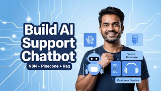 🔥Build an AI Customer Support Chatbot Using RAG | n8n + Pinecone + OpenAI Tutorial 🚀