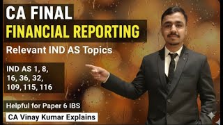 IMPORTANT topics - FR for IBS? | INDEX | FR | Integrated Business Solutions | ICAI | Paper-6|