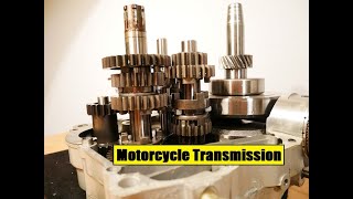 How a motorcycle transmission works