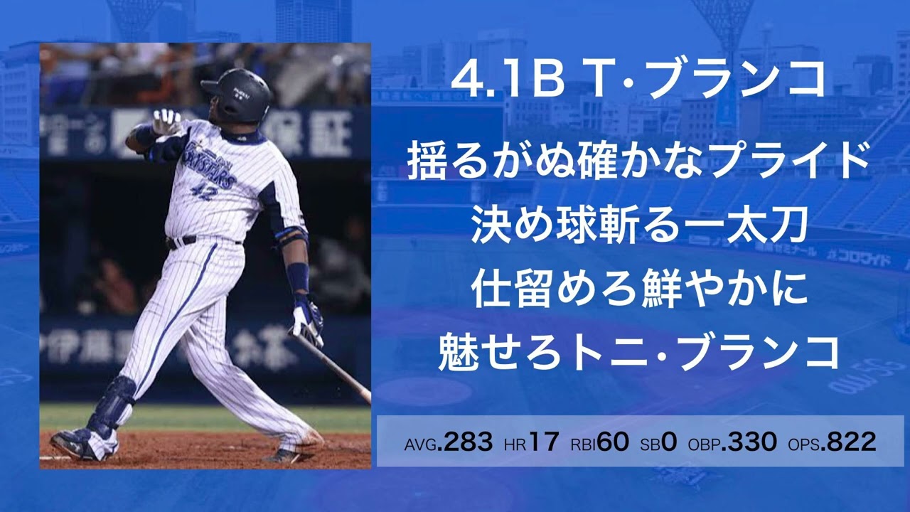 14年 横浜denaベイスターズ 1 9 Youtube