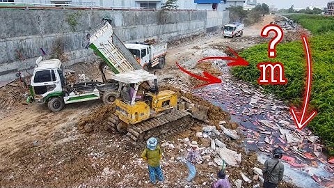 Ep23.Next Action Build Long Road Bulldozer Push Soil Filli Part Road Width To Be Equal