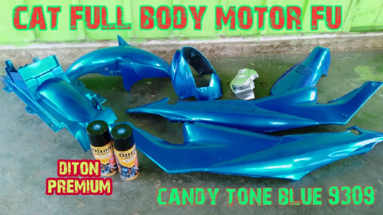 cat full body motor fu (diton premium candy tone blue 9309 )