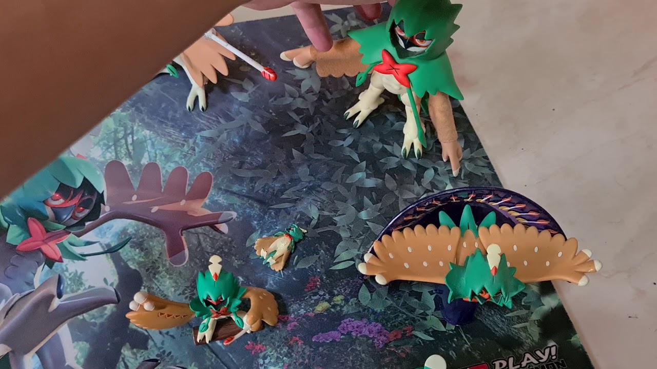 My decidueye collection, grass final starter from gen 7, pokemon sun and moon, alola. ジュナイパー,  狙射树枭.