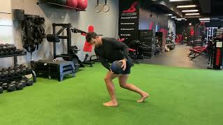 Staggered Stance MB Chop - Hinge Pattern