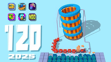 Drive the Bus!, Train Miner: Idle Construction, Slinky Go, SnakeFrenzy, Loopbound TD|New Games Daily