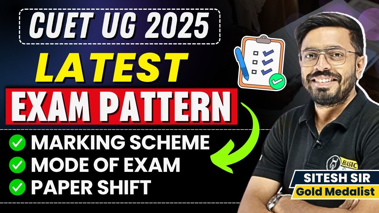 CUET UG 2025 New Exam Pattern | CUET Marking scheme, mode of exam ...