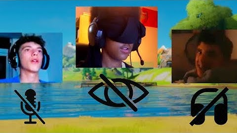 Fortnite BUT we are Blind, Deaf and Mute!!!