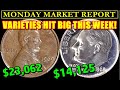 Incredible results lincoln memorial cent varieties explosion monday market report