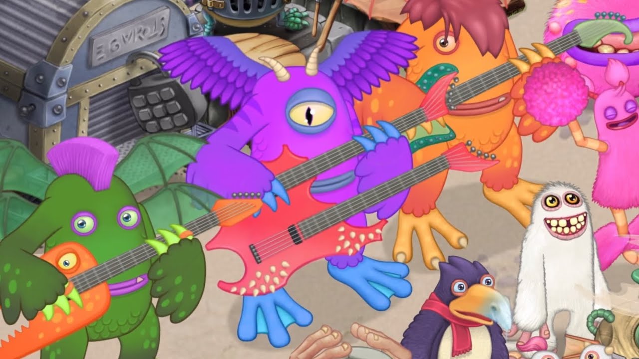 Epic riff and Epic pompom on Air Island - YouTube