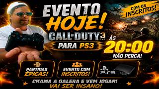 🔥 CALL OF DUTY 3 PS3 ONLINE AO VIVO! 🔥 COM INSCRITOS DIRETO DO PS3 🎮💣 #playstation3