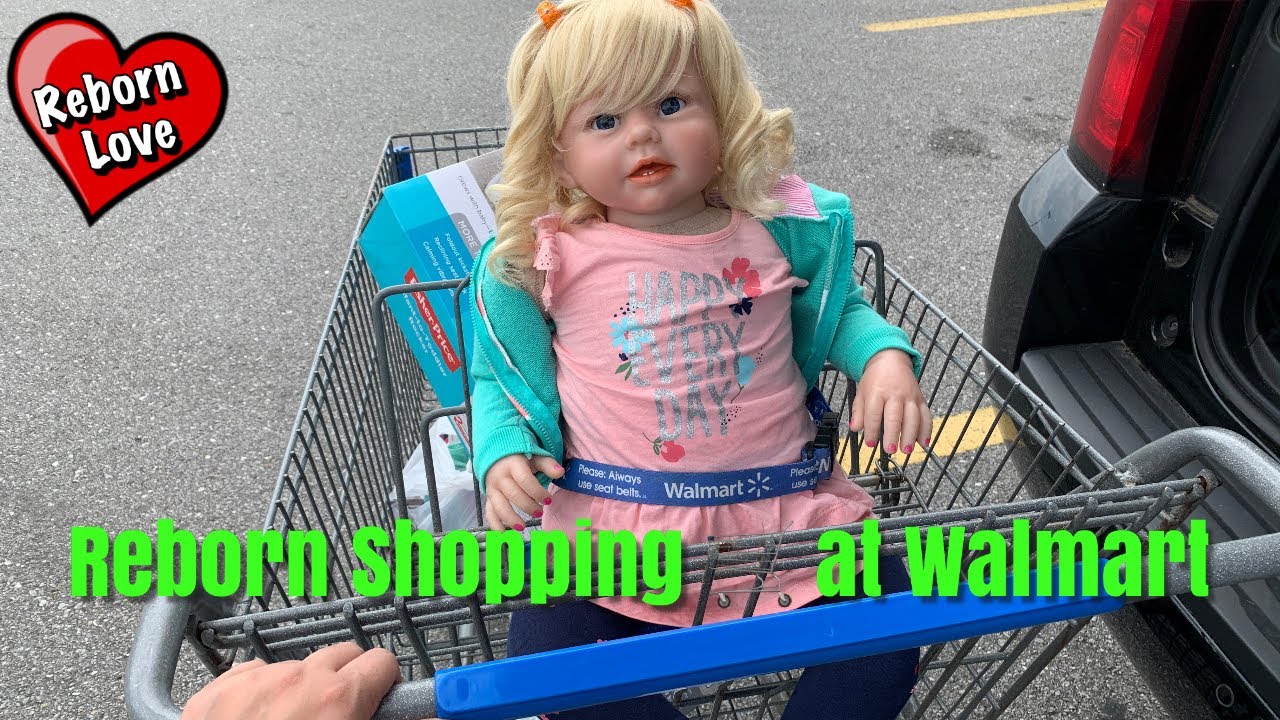 Shopping at Walmart With Reborn Kylie Shopping