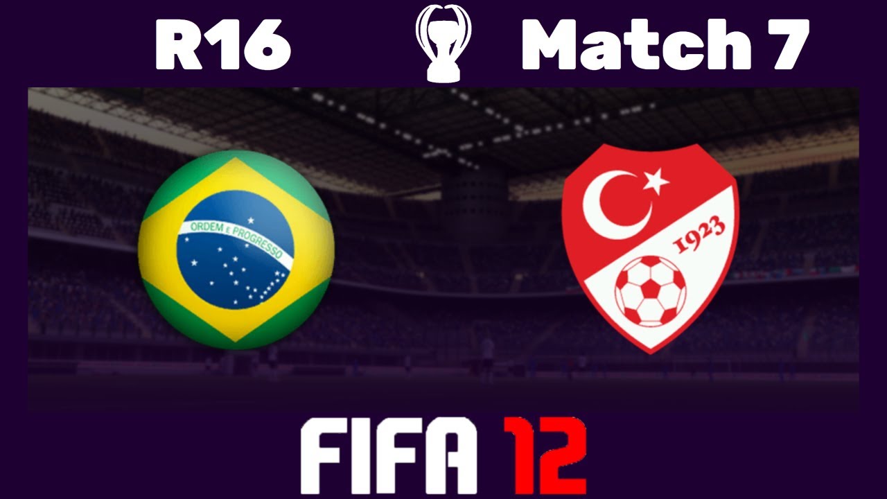 🏆 FIFA 12 Sim World Cup - 🇧🇷 Brazil vs. Turkey 🇹🇷 - Round of 16 - 7 🎮
