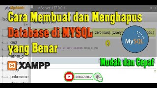 HOW TO CREATE AND DELETE DATABASE ON THE CORRECT MYSQL SERVER