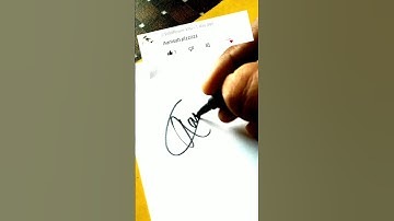 A signature idea || #shorts #signs #name