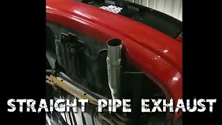 Ekzos perang / straight pipe exhaust