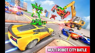 Excavator Robot Car Game – Elephant Robot Games 3d Go Jins - Robot Games and Shooting Games Gameplay screenshot 2