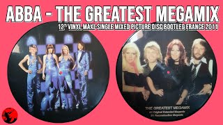 Abba  The Greatest Megamix 12 Vinyl Maxisingle Mixed Picture Disc Bootleg France 2011