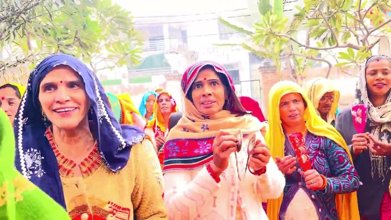 मंदिर 🛕 पर हुआ भंडारा और कीरतन 🙏🙏 part-1 (rajo Roopvash) video