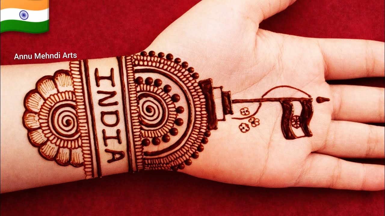 26 January ke Liye Mehandi | 26 January Mehandi | 26 January ki Mehandi Design |Republic day Mehndi 