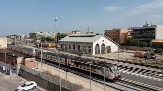 HD - E.401.025 in testa all' IC 704 Bari C.LE - Roma T. in partenza dalla stazione di Barletta