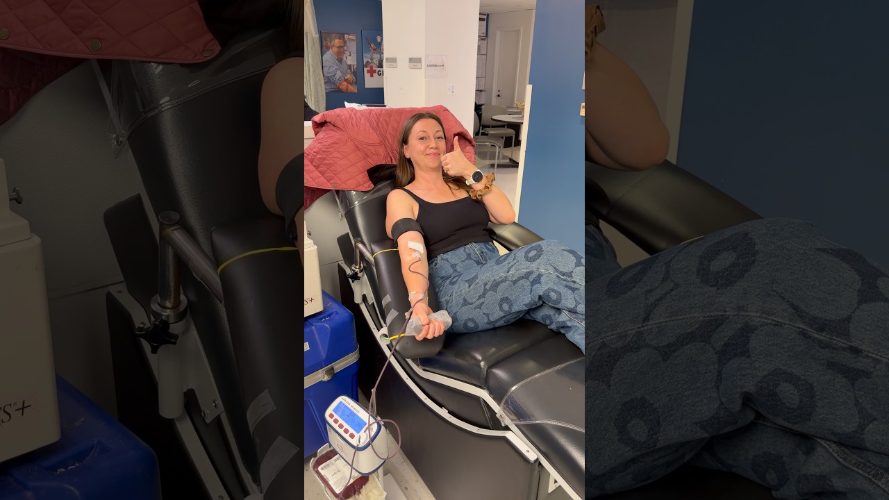 Come donate blood with me at the Red Cross HQ! #dogood #inspiration #vlog