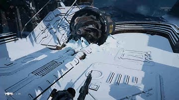 Gears 5 Campaign Act II gameplay on Xbox One X