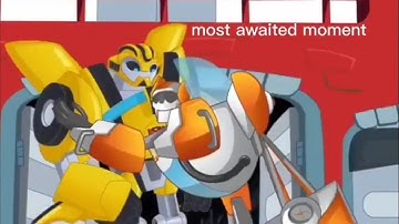 Blades simping for Bumblebee in Rescue Bots