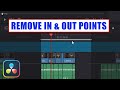 Remove In &amp; Out Points in DaVinci Resolve [ Cancel Loop Section ] Tutorial