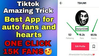 1 Click 15k fans on tiktok Best auto fans and follower app for tiktok musically||increase tiktok fan screenshot 2