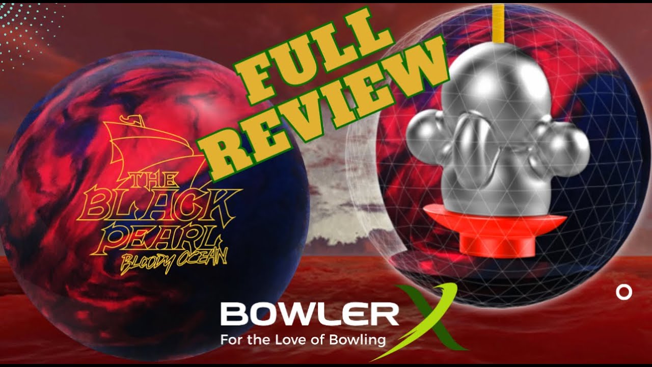 Swag Black Pearl Bloody Ocean Bowling Ball BowlerX Full Review with JR Raymond YouTube