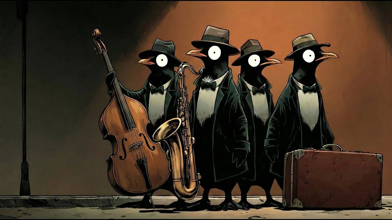 Penguins Start a Swing Session – Jazz for Deep Focus & Productivity