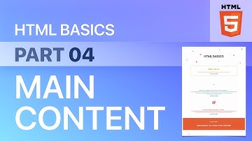廣東話｜Pt. 4 - 主要內容- HTML Basics 基礎 | Web Design 網頁設計