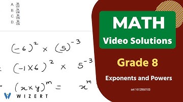 Free Grade 8 Math Exponents and Powers Video Lessons - Set 1612860103