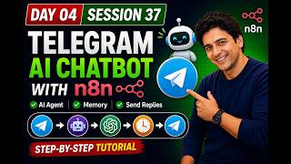 37 ~ Build a Telegram AI Chatbot with n8n | BotFather, Webhooks & Dynamic Chat IDs | Step-by-Step