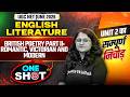UGC NET English One Shot | Unit II British Poetry (Romantic, Victorian and Modern) Part 2 #pwugcnet